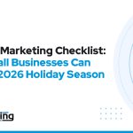 Required Marketing Group graphic with an orange "Q4 Checklist" label and the headline "Your Q4 Marketing Checklist: How Small Businesses Can Win the 2026 Holiday Season"
